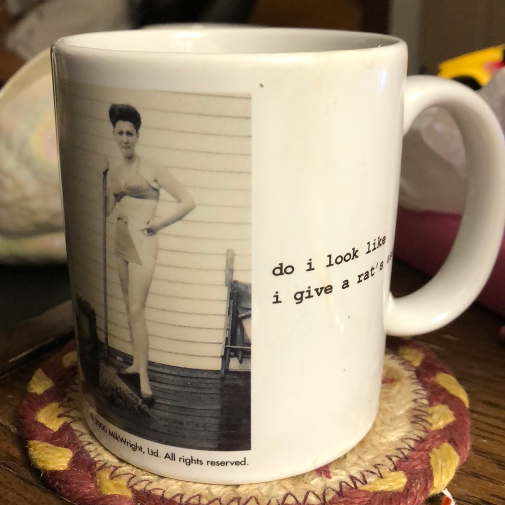 Coffee mug cup with sassy saying woman